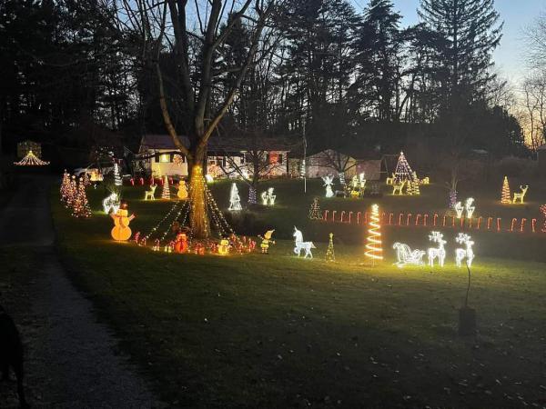Christmas Lights Voting Kathie Skender 828 garden rd, Zanesville, Ohio 43701