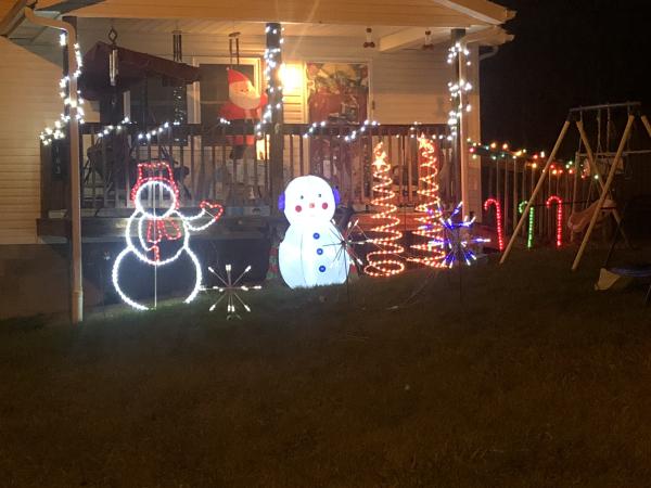 Christmas Lights Voting Anita Black 163 E King St, Zanesville, Ohio 43701
