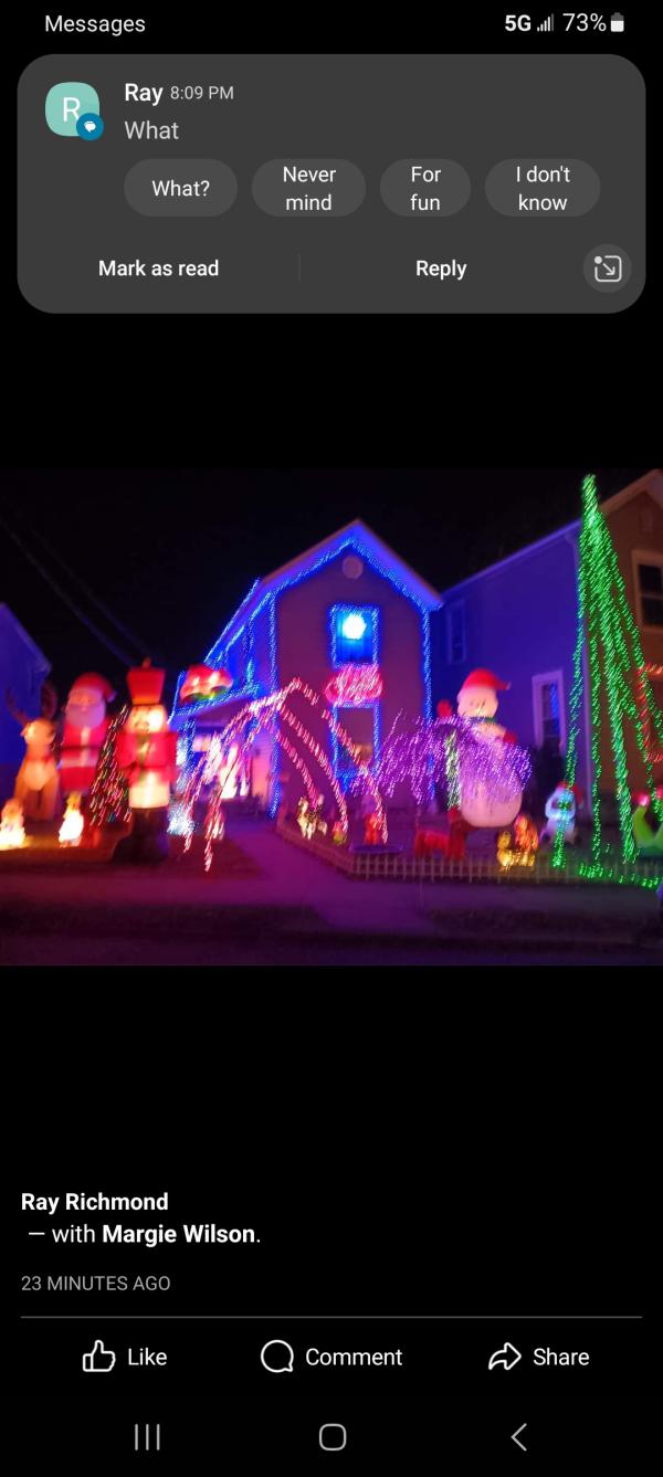 Christmas Lights Voting Ray Richmond 1126 Central Avenue, Zanesville, OH 43701-1361